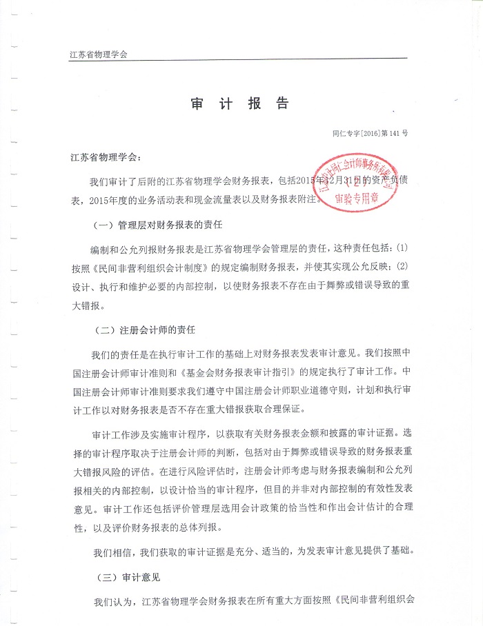 2015年度审计报告 2 网站